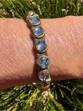 HEET Swarovski Crystal Gold-Tone Bracelet